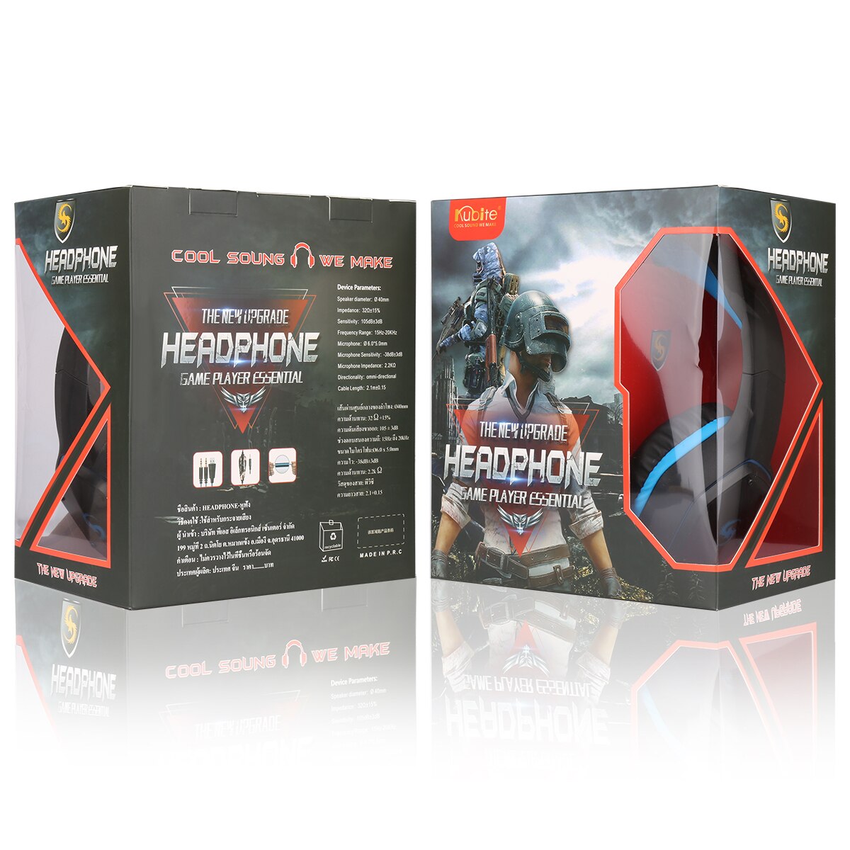 Audífonos Gamer K-10 Diadema Micrófono Control Volumen Led HD S0613