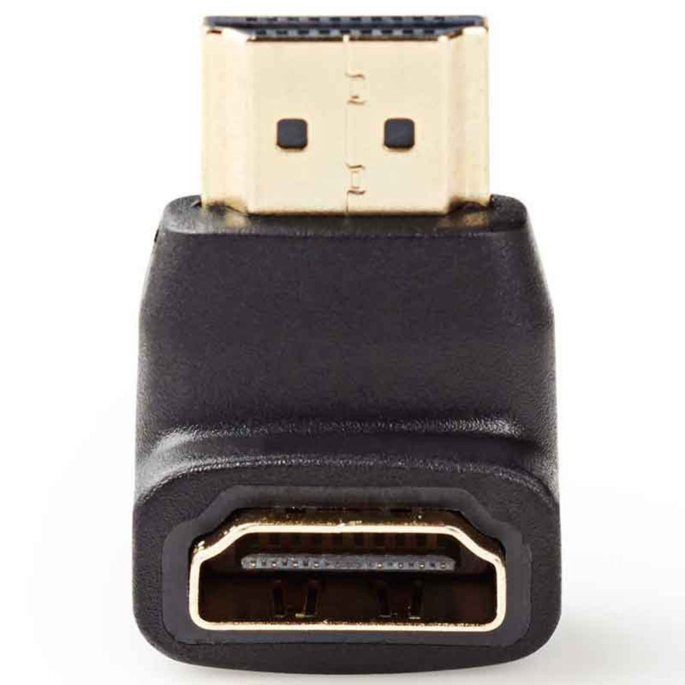 Adaptador Union HDMI Macho a HDMI Hembra Acople 1080p Codo S0631