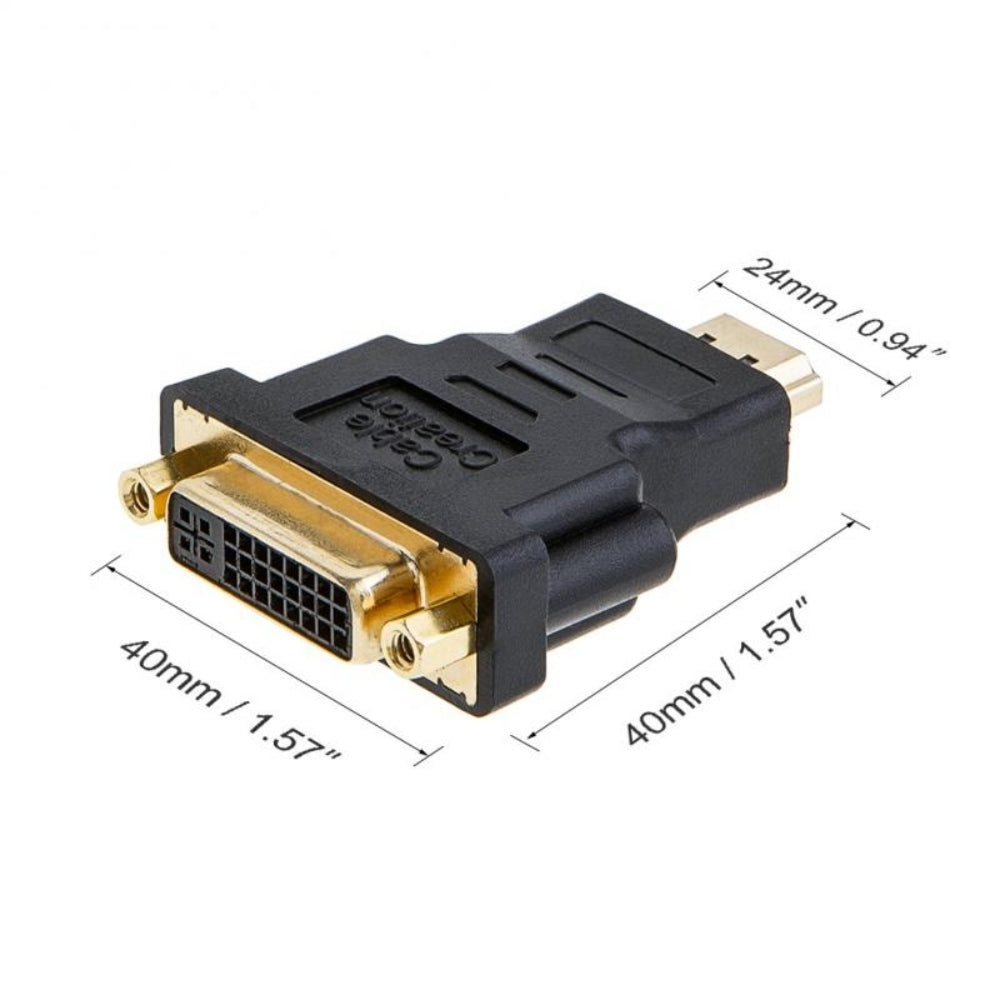 Adaptador Convertidor HDMI Macho a Dvi Hembra 24 + 5 S0636