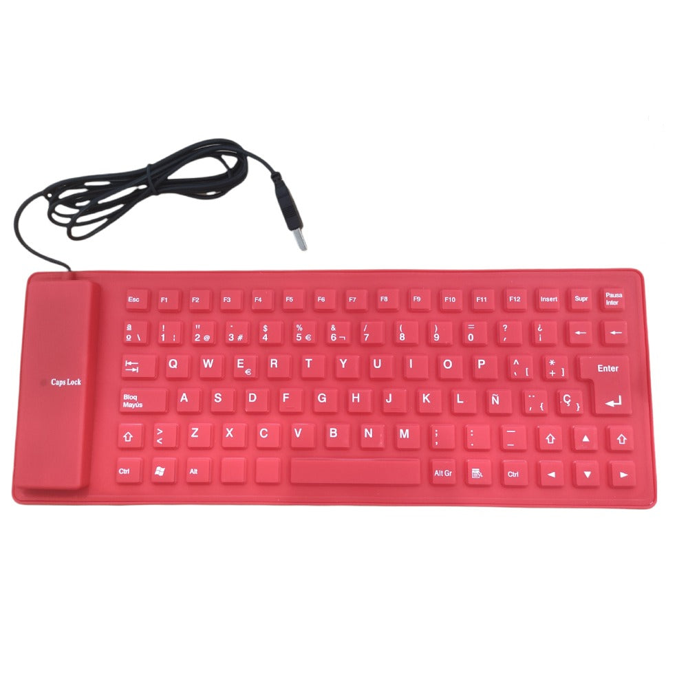 Teclado Flexible Siliconado WB-109 Impermeable contra el Polvo Numérico S0640-2