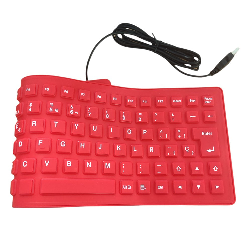 Teclado Flexible Siliconado WB-109 Impermeable contra el Polvo Numérico S0640-2