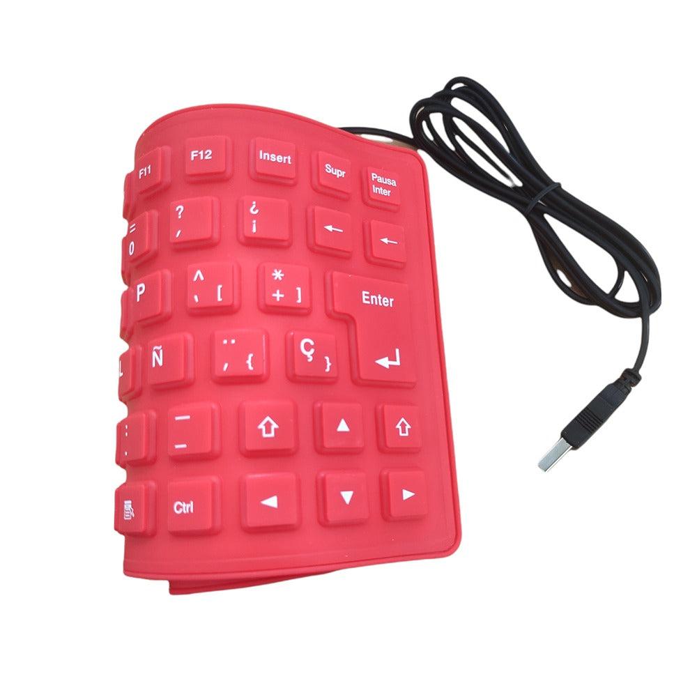 Teclado Flexible Siliconado WB-109 Impermeable contra el Polvo Numérico S0640-2
