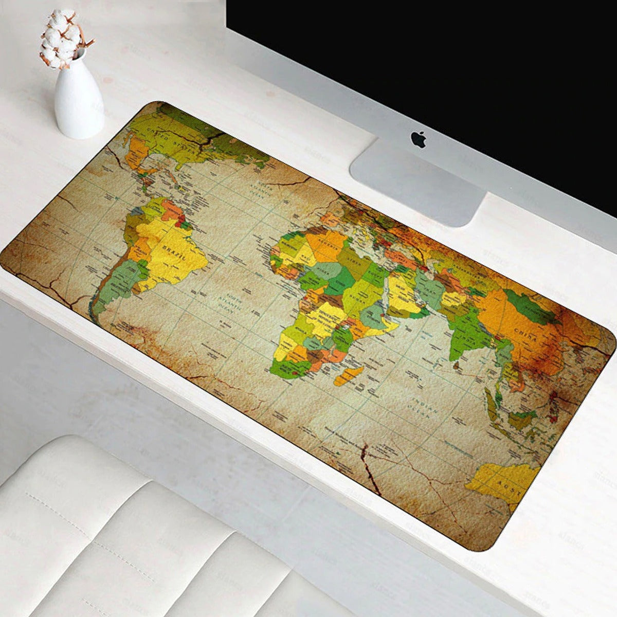 Mouse pad Base Escritorio Extra Large 30x80cm Computador Sepia S0649-55