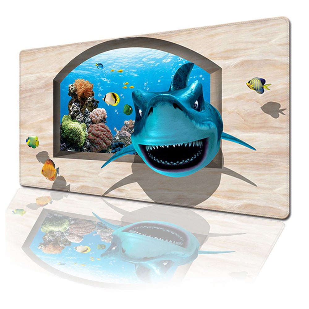 Mouse pad Base Escritorio Extra Large 30x80cm Computador Tiburon S0649-58