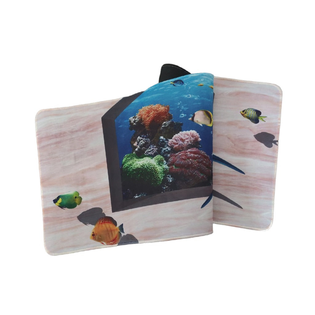 Mouse pad Base Escritorio Extra Large 30x80cm Computador Tiburon S0649-58