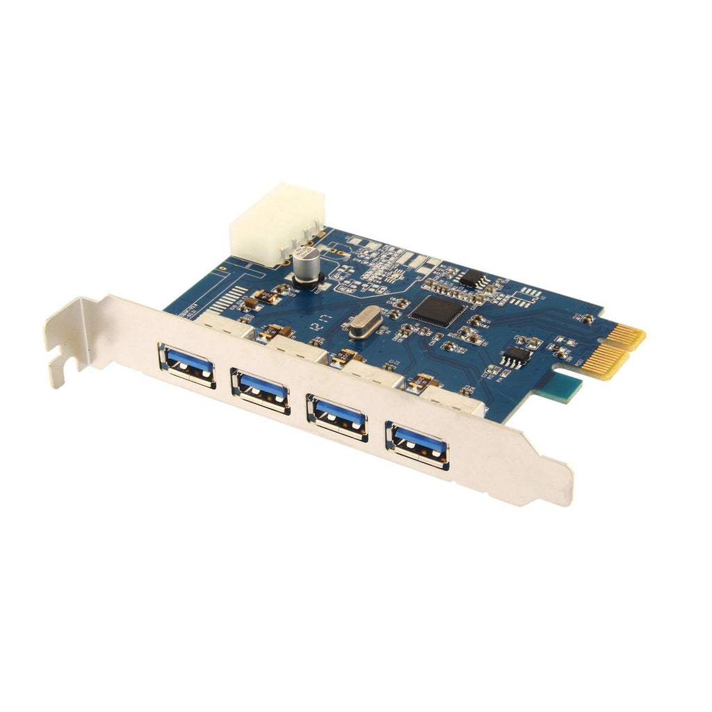 Tarjeta PCI Express USB 3.0 de 4 Puertos Alta Velocidad 5 Gbps S0661