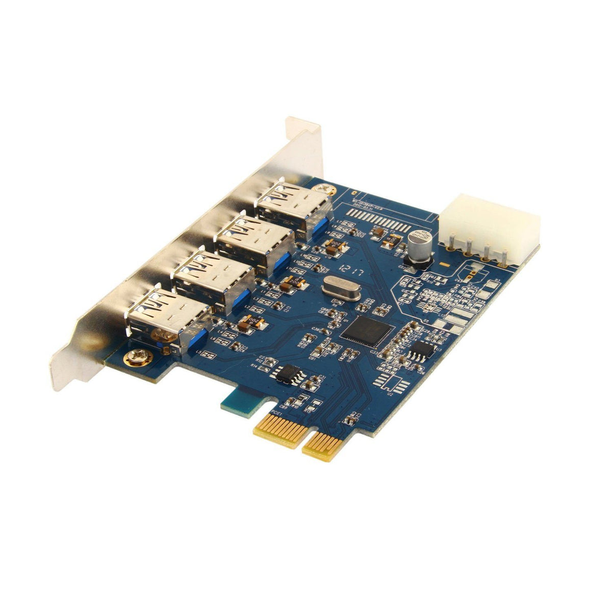 Tarjeta PCI Express USB 3.0 de 4 Puertos Alta Velocidad 5 Gbps S0661
