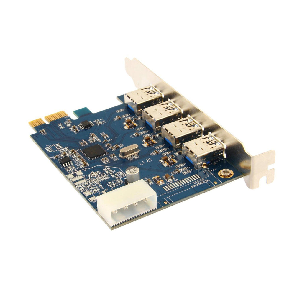 Tarjeta PCI Express USB 3.0 de 4 Puertos Alta Velocidad 5 Gbps S0661