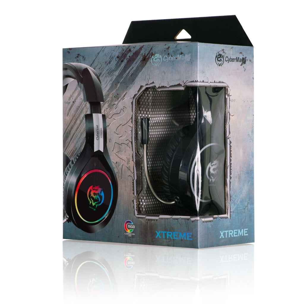Audifonos Gamer Cybertel Xtreme con Microfono Flexible RGB S0672