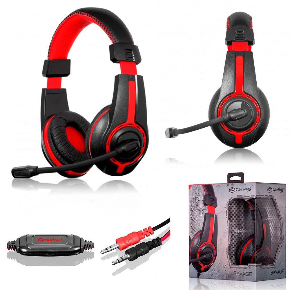 Audífonos Cybertel Savage con Micrófono Jack 3.5mm S0673