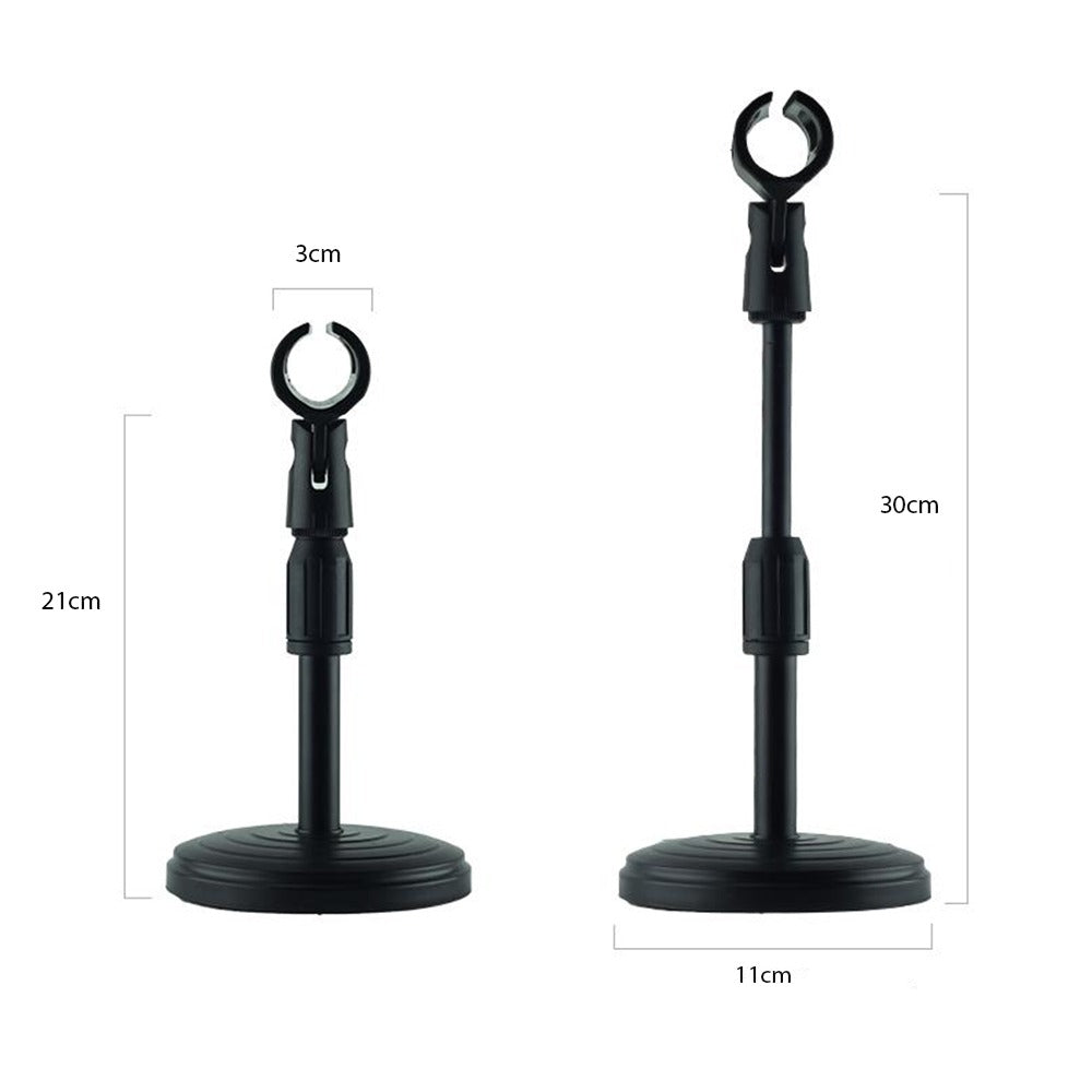 Soporte de Mesa para Micrófono Expandible hasta 30 cm Base S0681