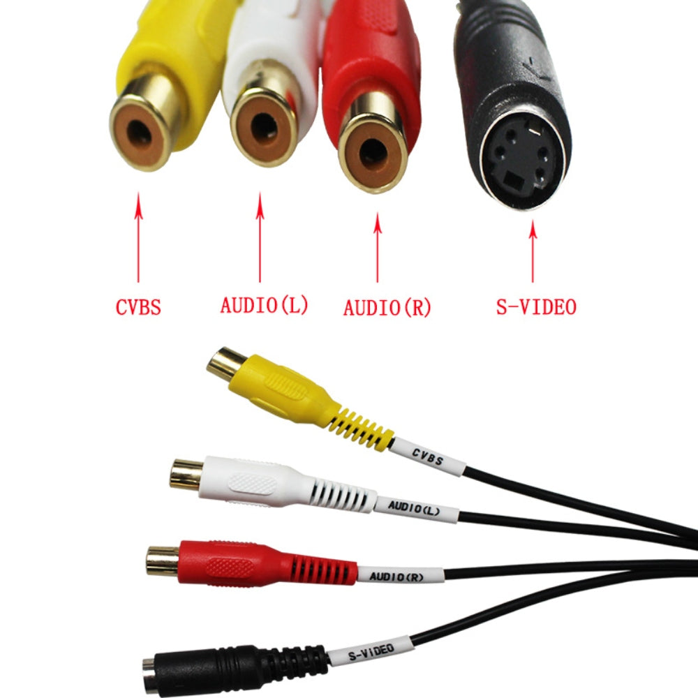 Convertidor de Audio Adaptador AV y S-video a HDMI 1080p S0684