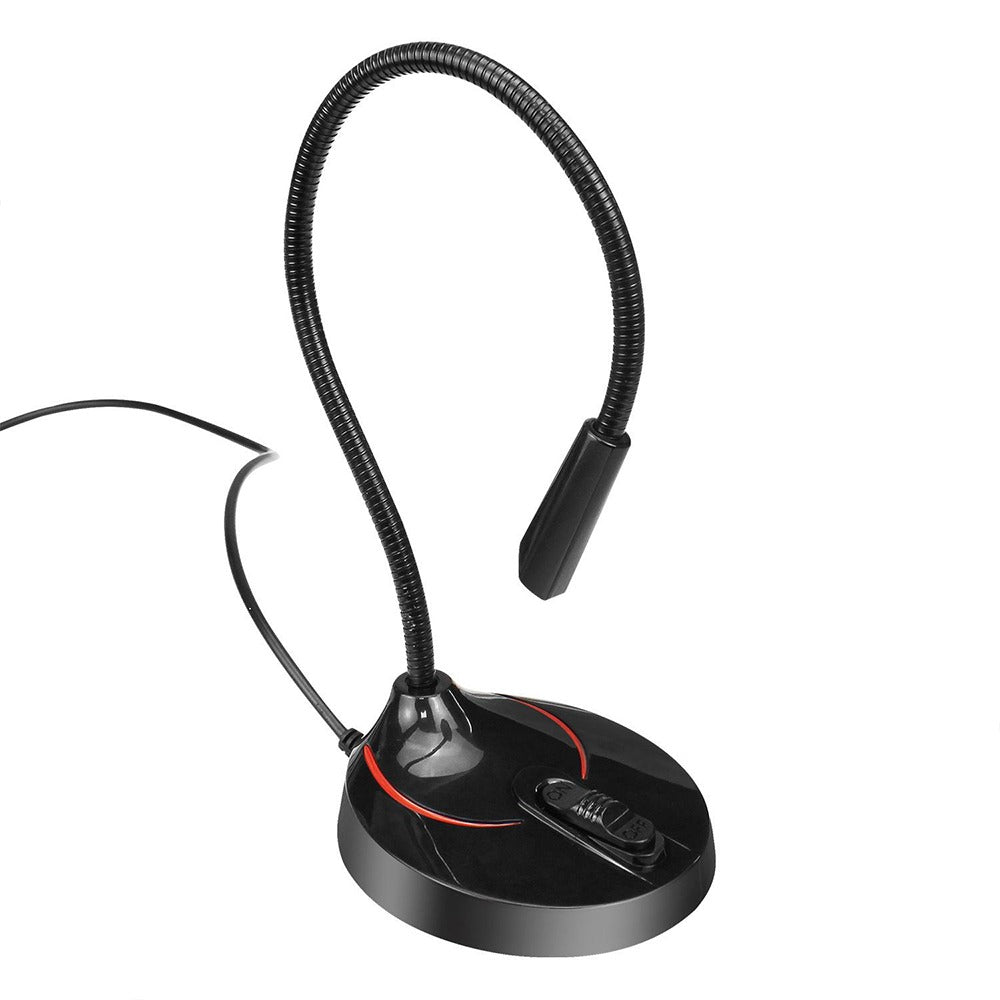 Micrófono USB Audio USB Unidireccional Mic Soporte para PC S0689