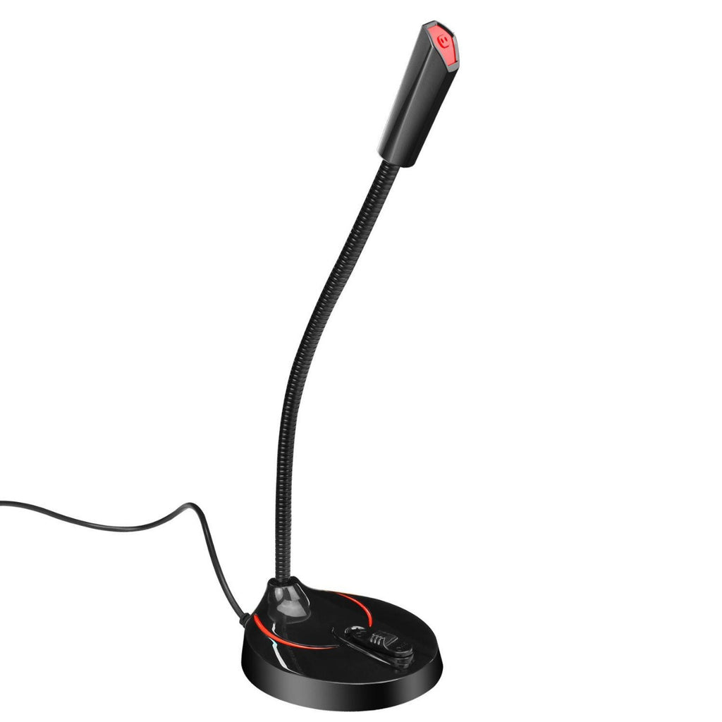 Micrófono USB Audio USB Unidireccional Mic Soporte para PC S0689