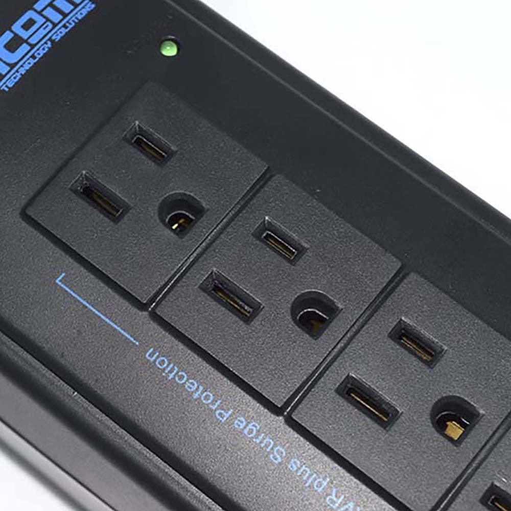 Estabilizador Voltaje Lancom 4 Tomas 1000VA 300W Vra Regula S0691