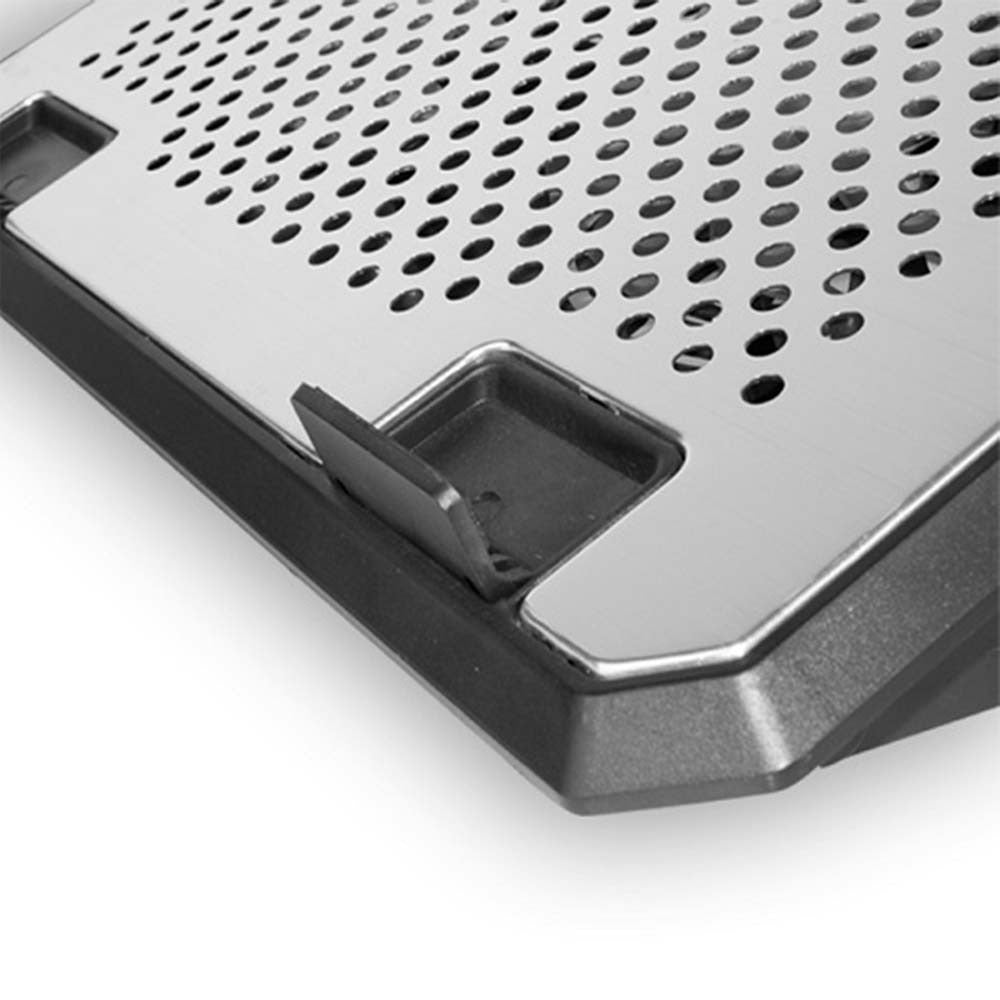 Cooler Notebook Portátil Airboom 2 Puertos USB Graduable Gamer 17 S0709
