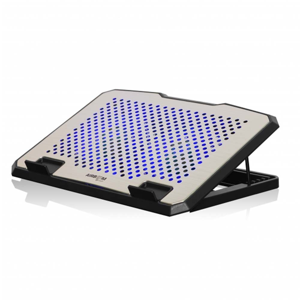 Cooler Notebook Portátil Airboom 2 Puertos USB Graduable Gamer 17 S0709