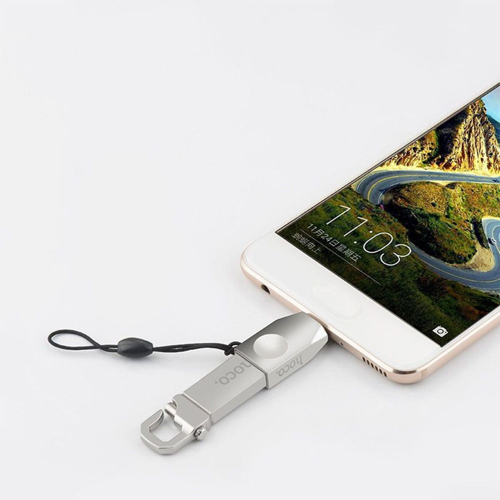 ADAPTADOR OTG USB TIPO C 3.1 MACHO A USB 3.0 HEMBRA HOCO S0829