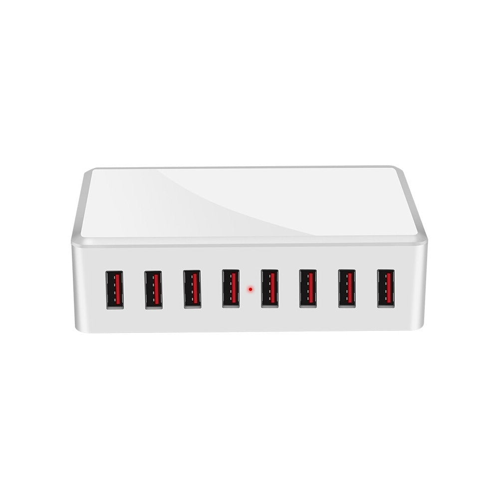 Cargador 8 Puertos USB 40W Carga Rápida WLX-T9 USB 3.0 2.4A - Blanco S0857