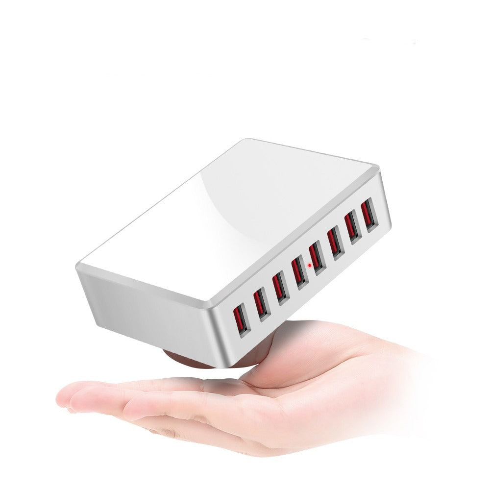 Cargador 8 Puertos USB 40W Carga Rápida WLX-T9 USB 3.0 2.4A - Blanco S0857