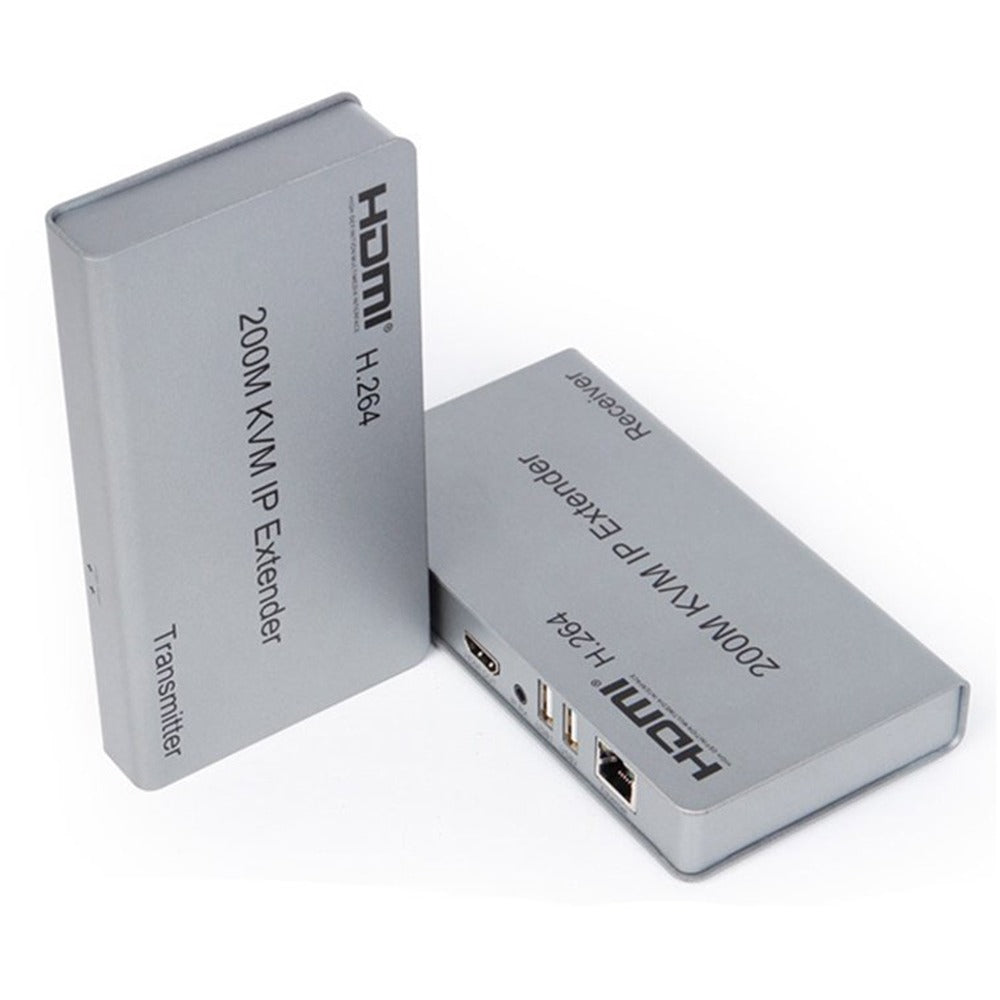 Hdmi extender 200m IP KVM 2 usb extiende hdmi cable rj45 plug and play S0860