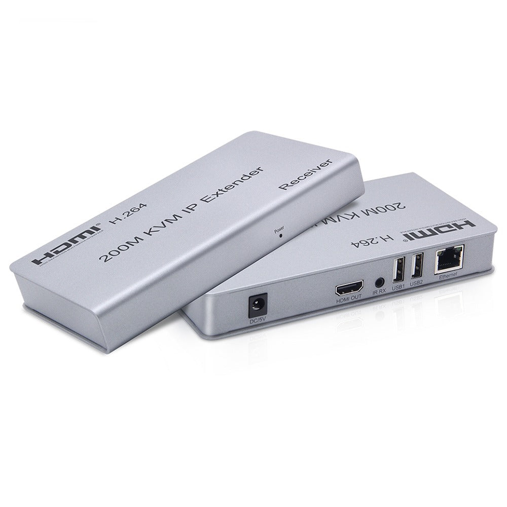 Hdmi extender 200m IP KVM 2 usb extiende hdmi cable rj45 plug and play S0860