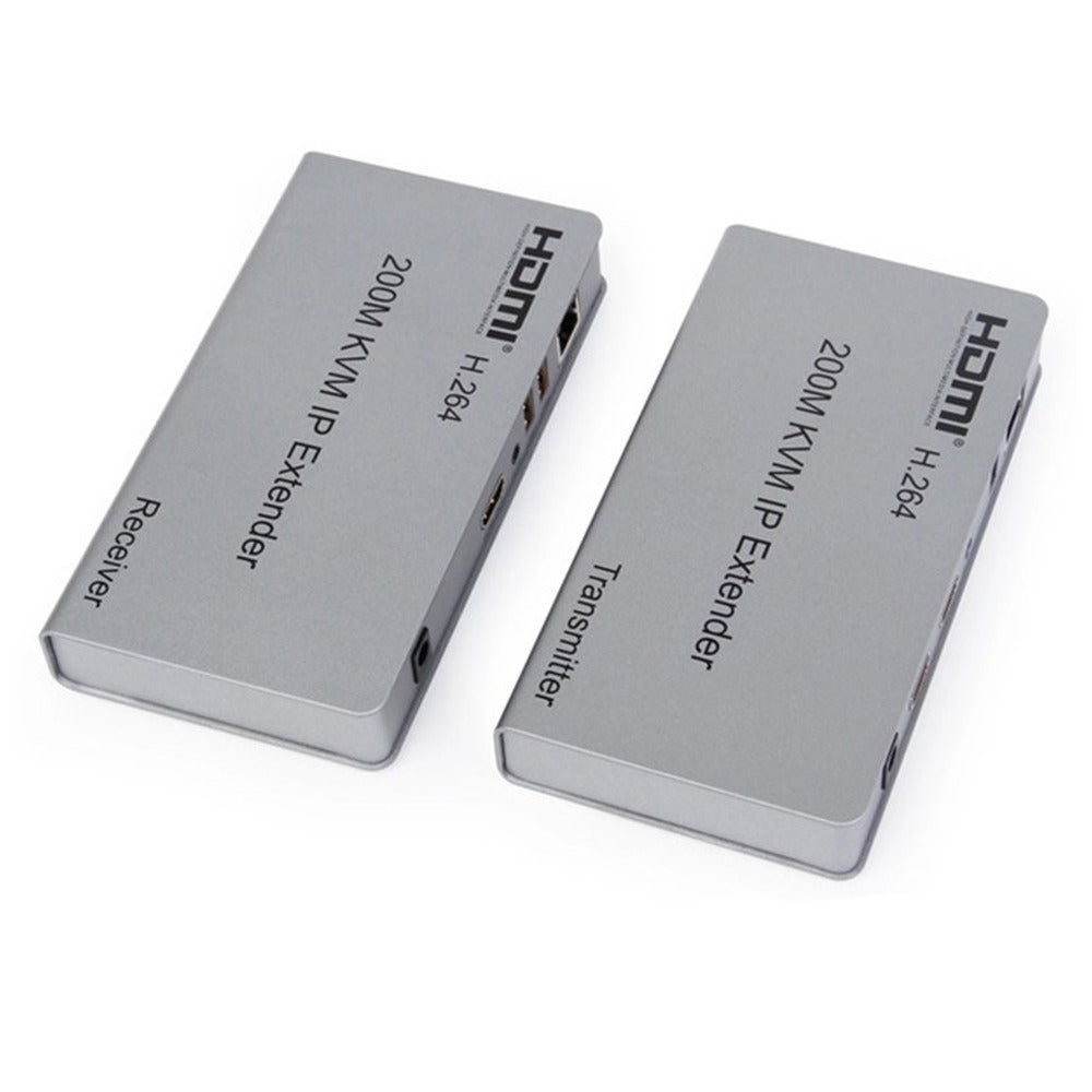 Hdmi extender 200m IP KVM 2 usb extiende hdmi cable rj45 plug and play S0860