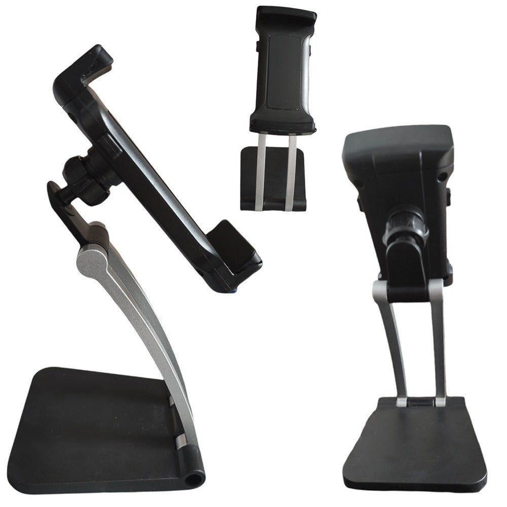Porta Celular Soporte de Mesa holder celular tablet ajustable Negro Q8 S0862-1