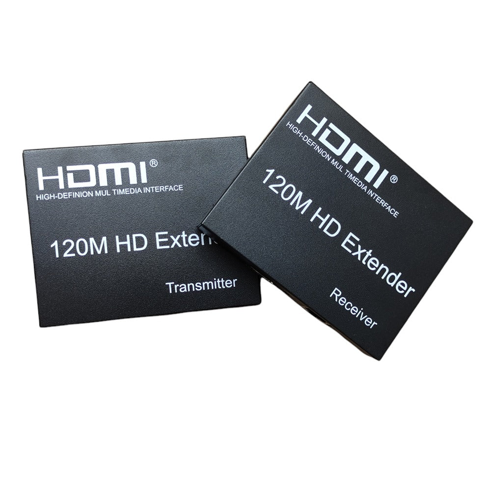 Extensión Extender Hdmi A Rj45 Utp Cat 5 6 Hasta 120 Metros TX RX 1080 S0885