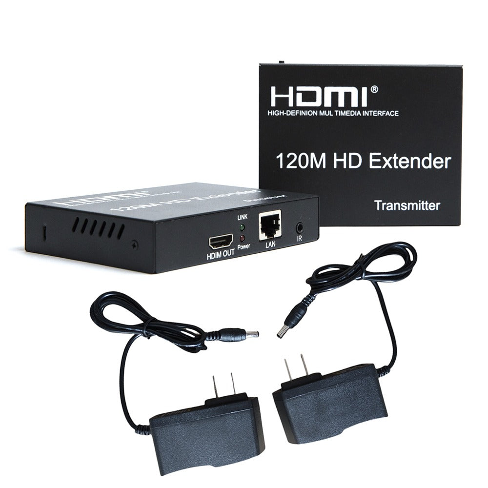 Extensión Extender Hdmi A Rj45 Utp Cat 5 6 Hasta 120 Metros TX RX 1080 S0885