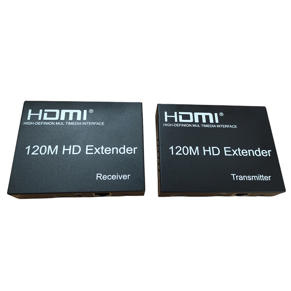Extensión Extender Hdmi A Rj45 Utp Cat 5 6 Hasta 120 Metros TX RX 1080 S0885