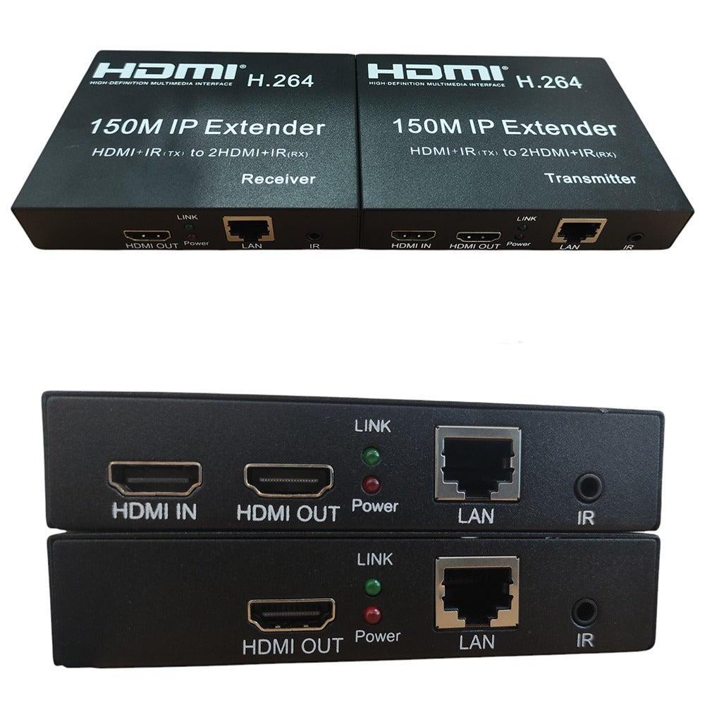 Extensión Extender Hdmi A Rj45 Utp Cat 5 6 Hasta 150 Metros TX RX 1080 S0886