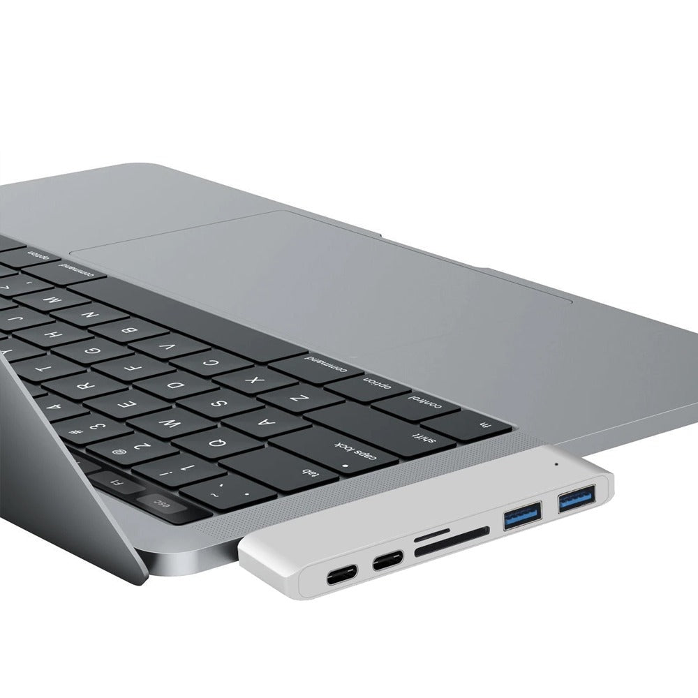 6 en 1 tipo C a USB 3.0 + TF Micro SD Lector de tarjetas hub adaptador S0890