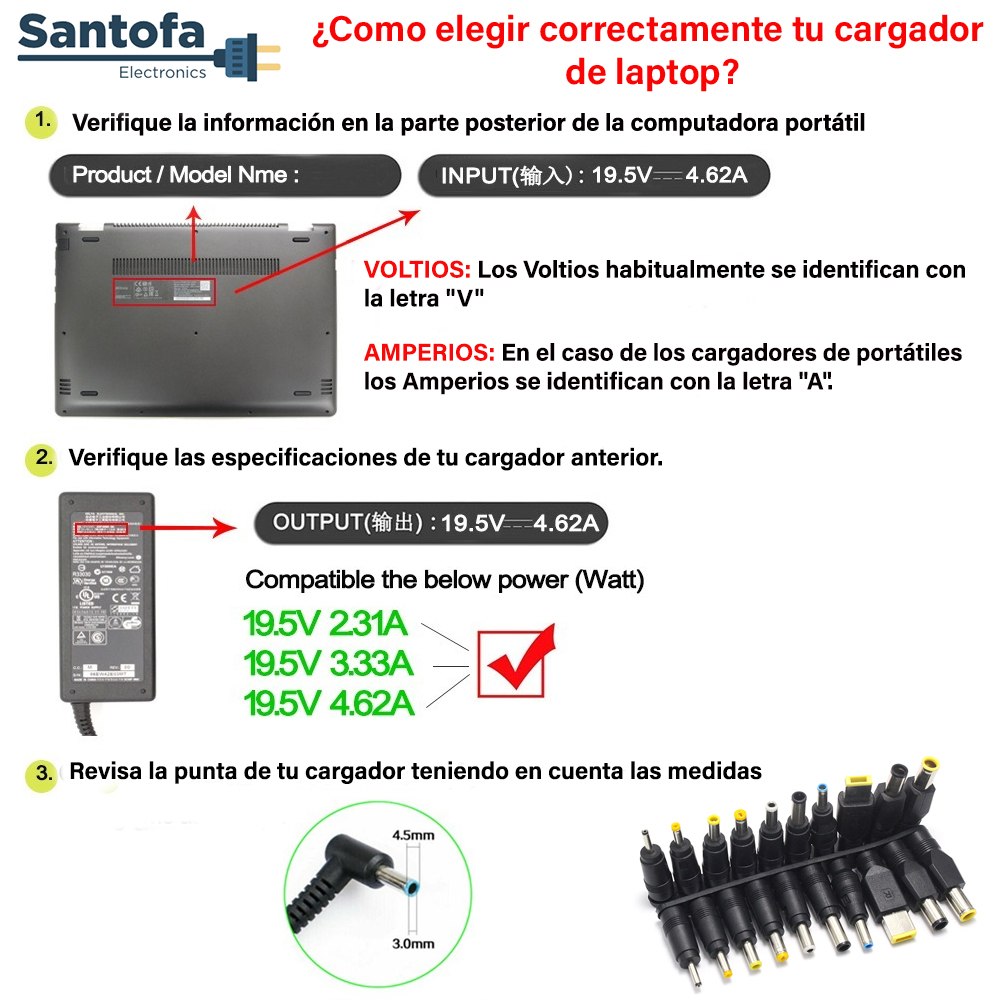 Cargador Compatible Laptop asus 19V 2.37a 5.5 2.5mm 45w S0965