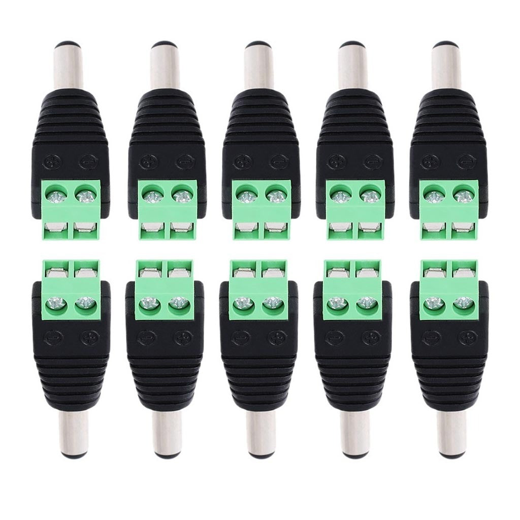 50 pares conector hembra macho DC para cable de camara CCTV tiras led S0974-2