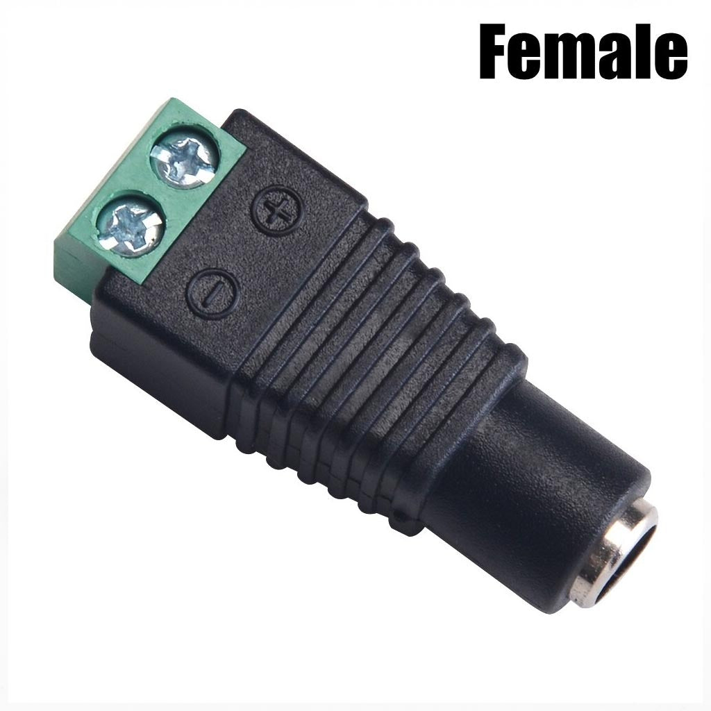 100 pares conector hembra macho DC para cable de camara CCTV tiras led S0974-1