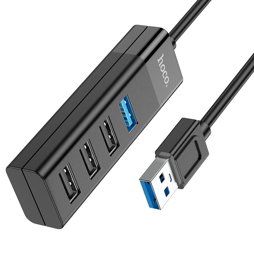 USB 3.0 Hub 4 Puertos 4 en 1 Usb 3.0 + 3 usb 2.0 HOCO HB25 30cm S0986