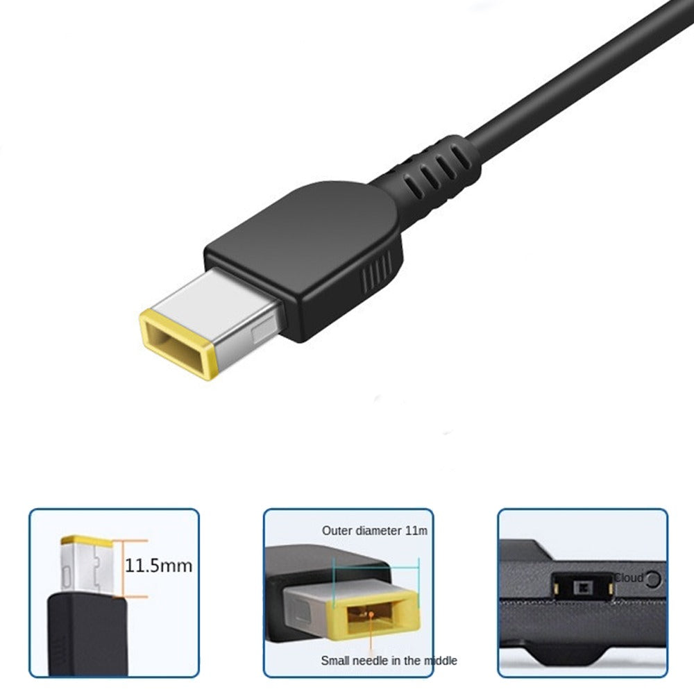 Cargador laptop Compatible lenovo slim 20v 8.5a punta usb cuadrada 170w thinkpad S1003