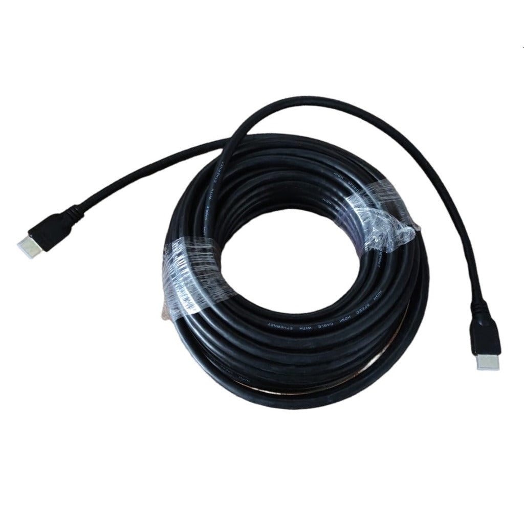 Cable Hdmi 2.0 4k Ultra Hd Alta Velocidad 3d 20 Metros 2160p Negro PVC S1011
