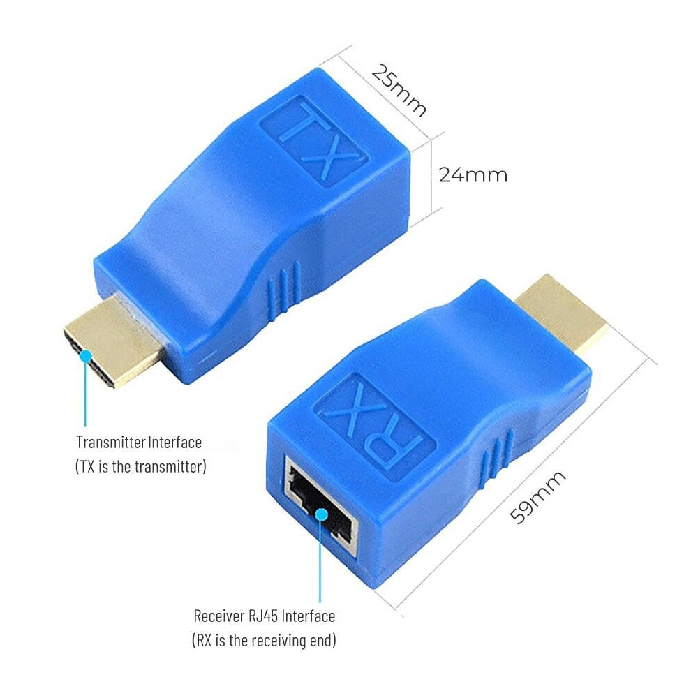 Extender Extensor Hdmi Rj45 Utp 4k 30 Metros hdmi extender S1036