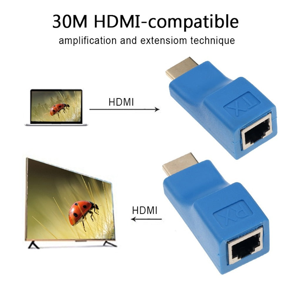 Extender Extensor Hdmi Rj45 Utp 4k 30 Metros hdmi extender S1036