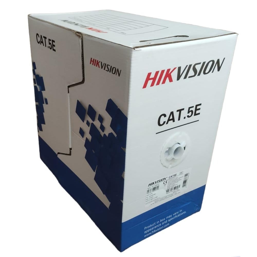 Rollo Cable de cobre Cat 5e HIKVISION DS-1LN5E EE AWG 25 305 metros S1057