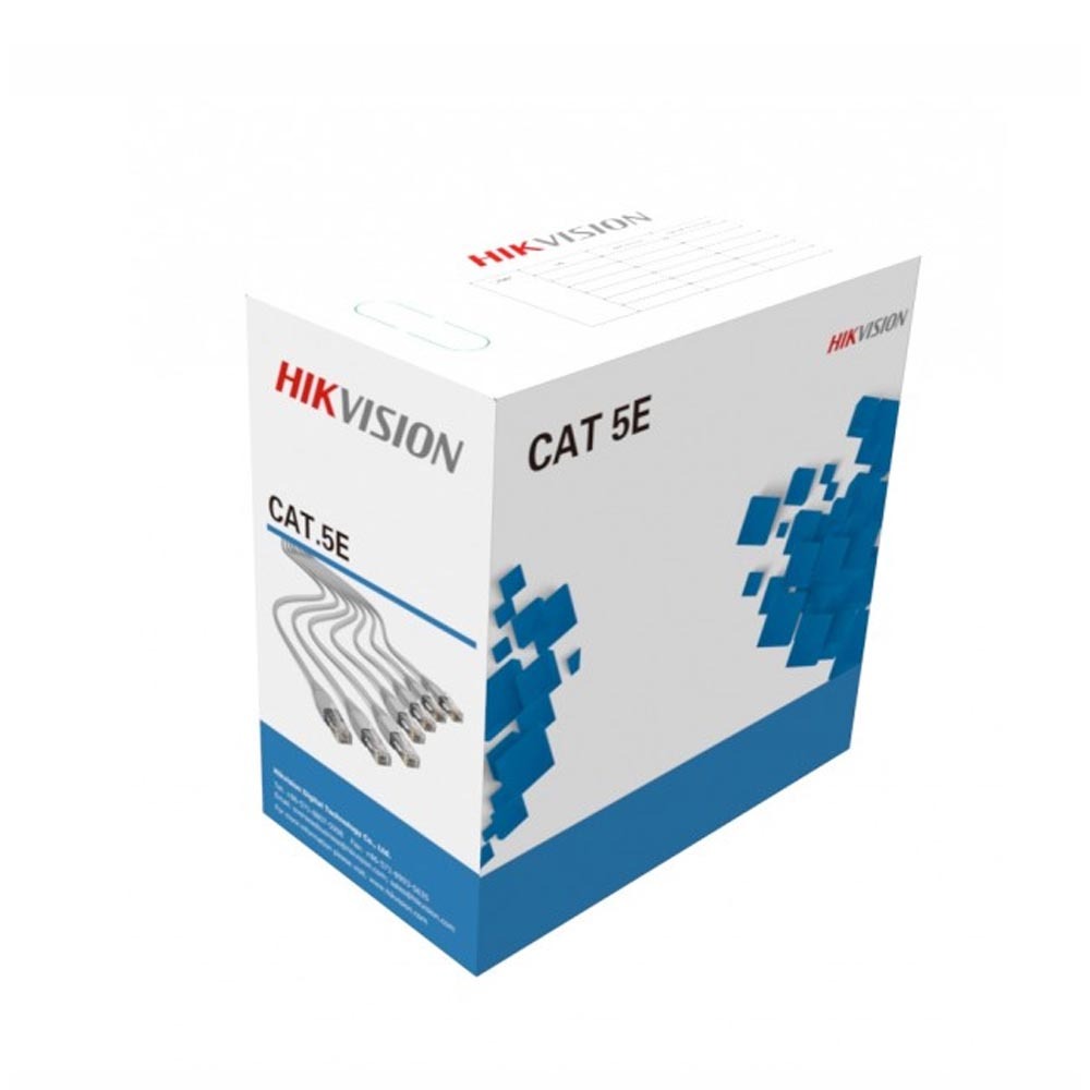 Rollo Cable de cobre Cat 5e HIKVISION DS-1LN5E EE AWG 25 305 metros S1057