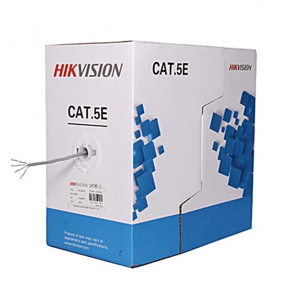 Rollo Cable de cobre Cat 5e HIKVISION DS-1LN5E EE AWG 25 305 metros S1057