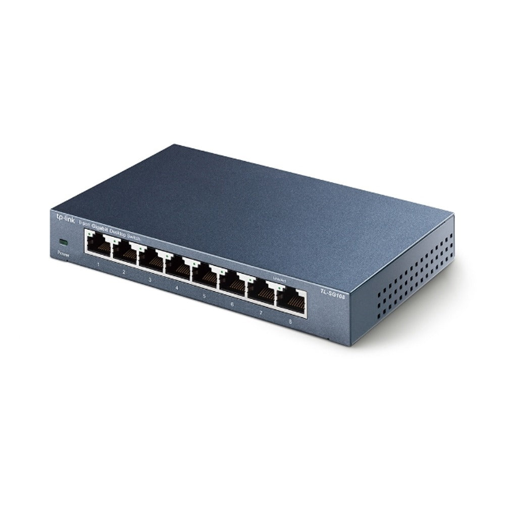 Switch 8 Puertos Tp-link TL-SG108 10 100 1000mbps rj45 lan GIGABIT S1086
