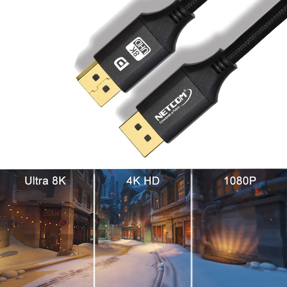 Cable Displayport a Displayport 5M 8k 1.4 60hz ultra HD S1132