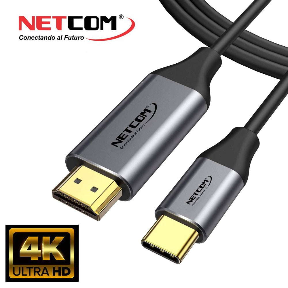 Cable Tipo C a HDMI 2.0 1.8 metros 4K Ultra HD 60Hz 2160p S1134