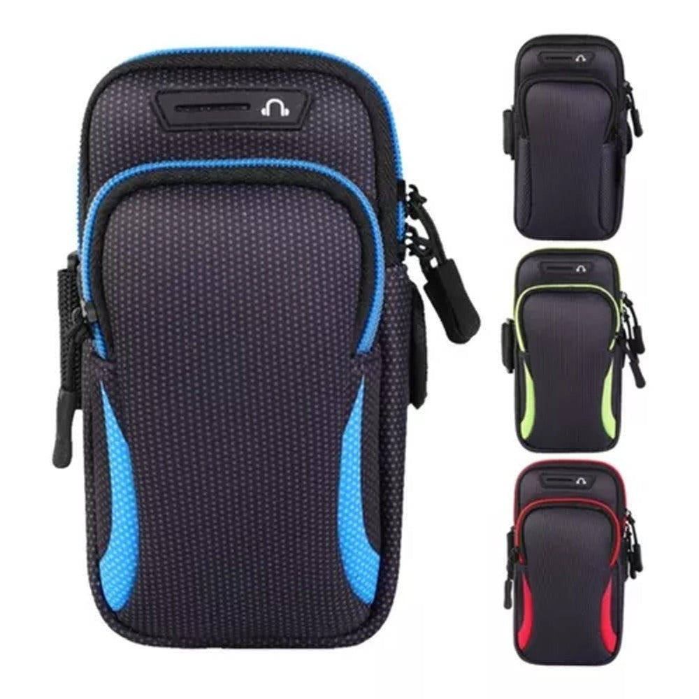 Bolso Porta Celular Deportivo Con Correa AZUL S1209-1