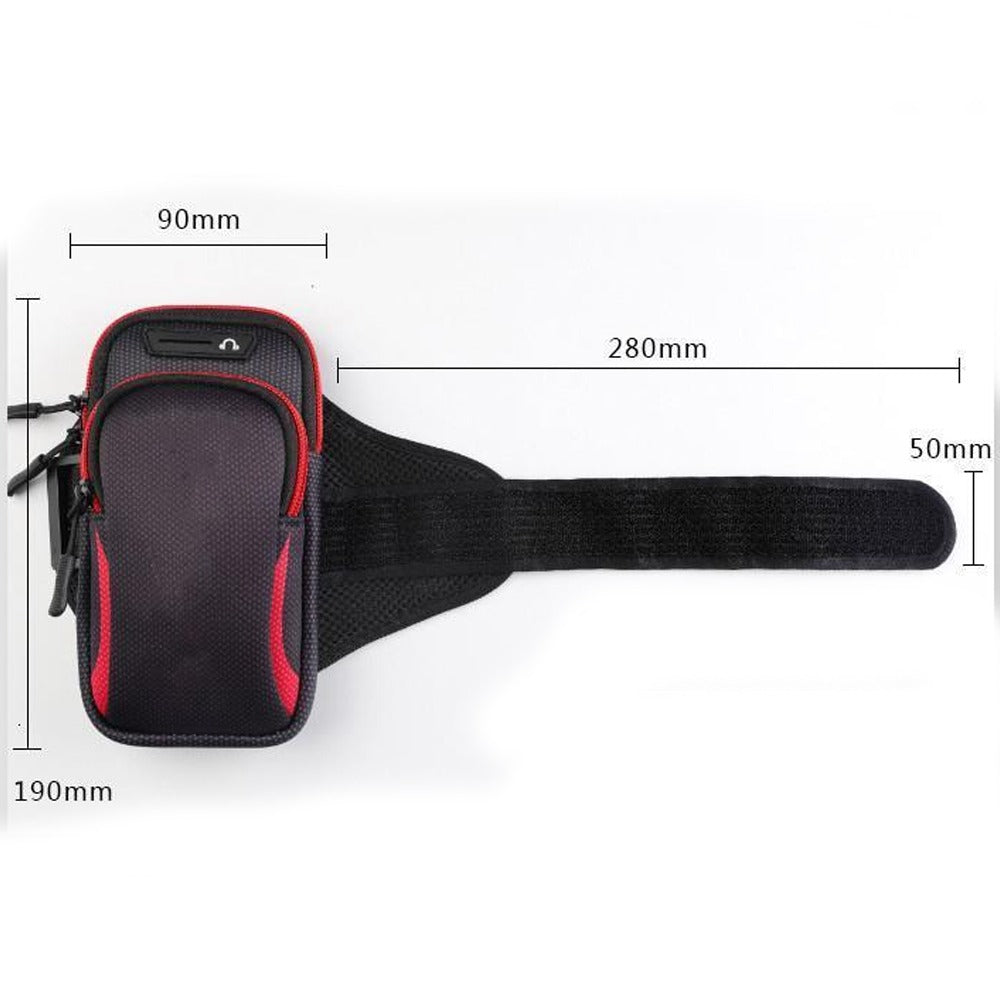 Bolso Porta Celular Deportivo Con Correa- Rojo S1209-4