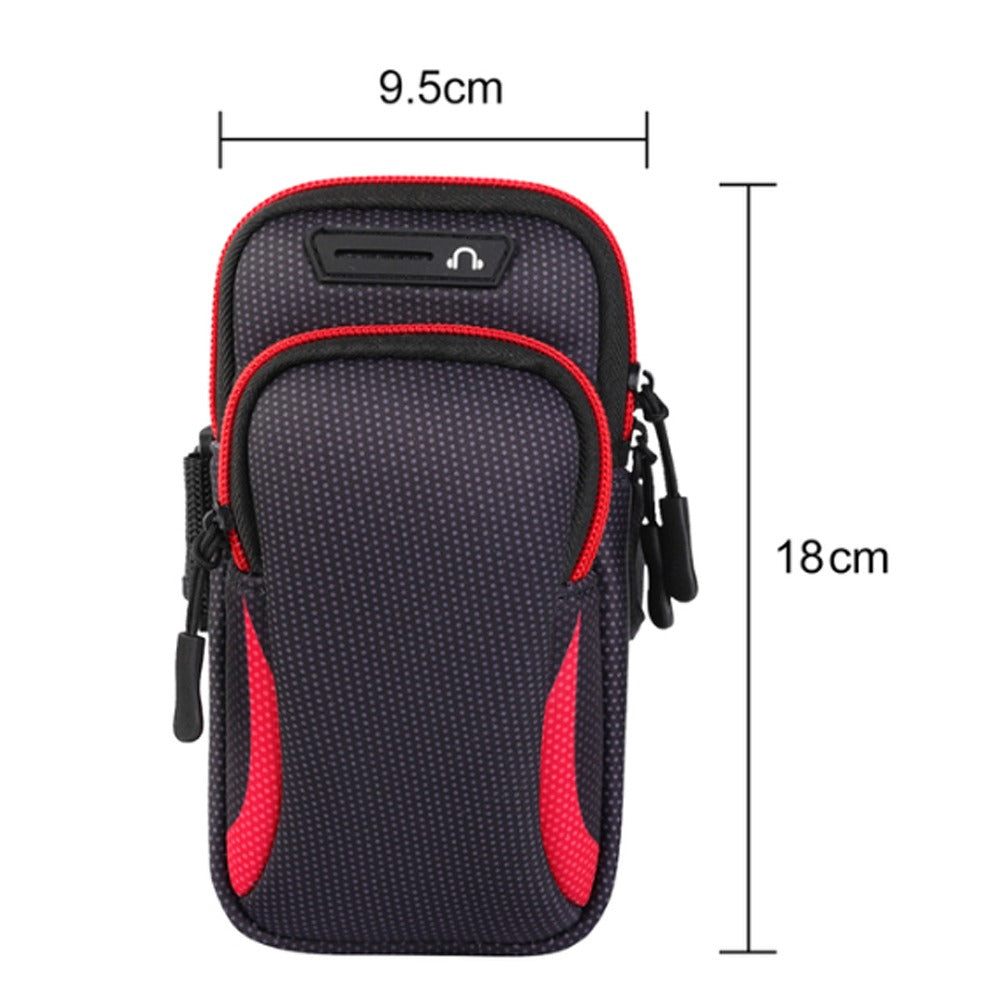Bolso Porta Celular Deportivo Con Correa- Rojo S1209-4